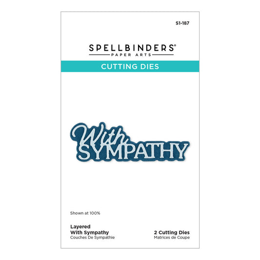 Spellbinders - Layered With Sympathy Etched Dies