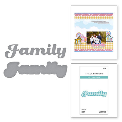 Spellbinders - Family Etched Dies