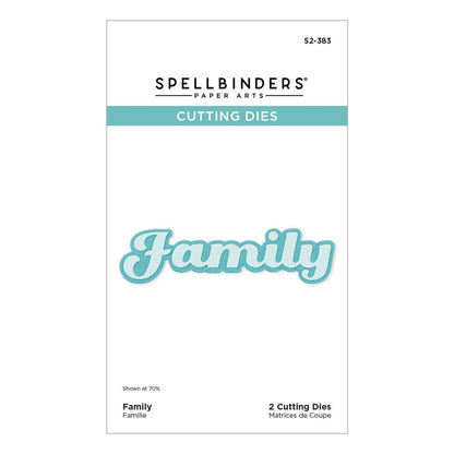 Spellbinders - Family Etched Dies