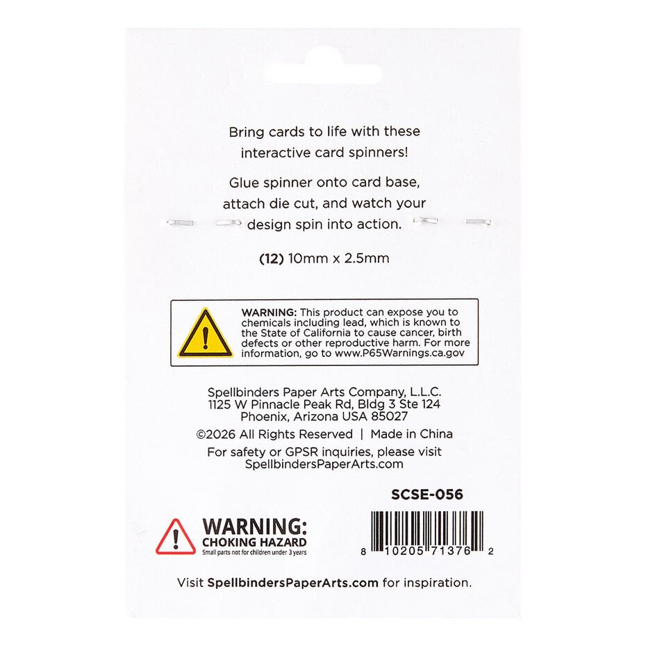Spellbinders - Finishing Touches Card Spinners Large (12pcs)