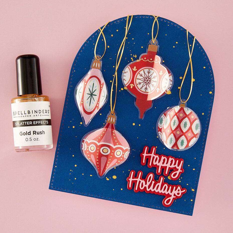 Spellbinders - Finishing Touches Gold Rush Splatter Effects