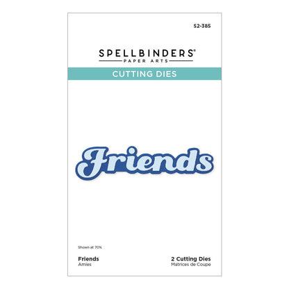 Spellbinders - Friends Etched Dies