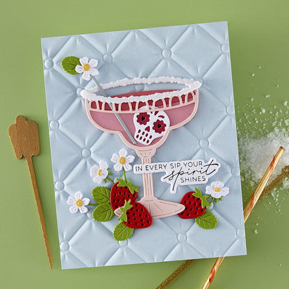 Spellbinders - Happier Hour Etched Dies Sip Sip Ole'
