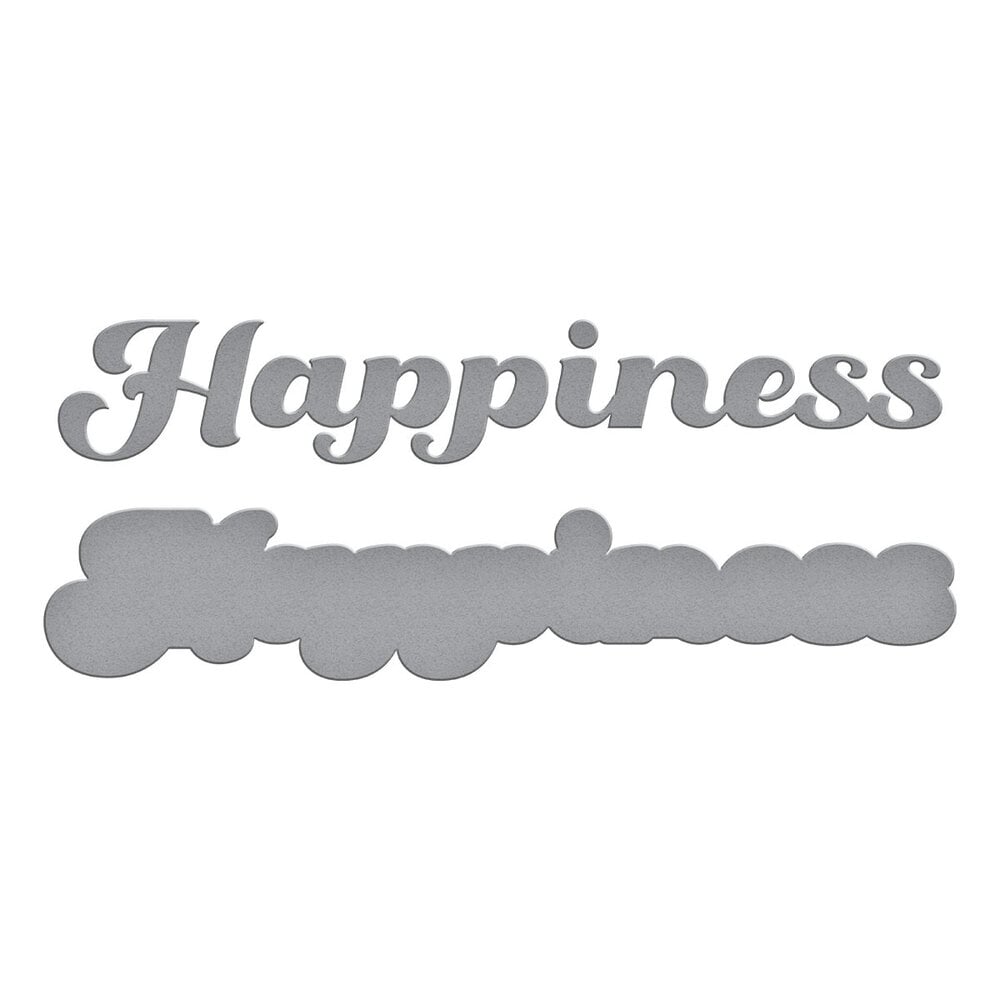 Spellbinders - Happiness Etched Dies