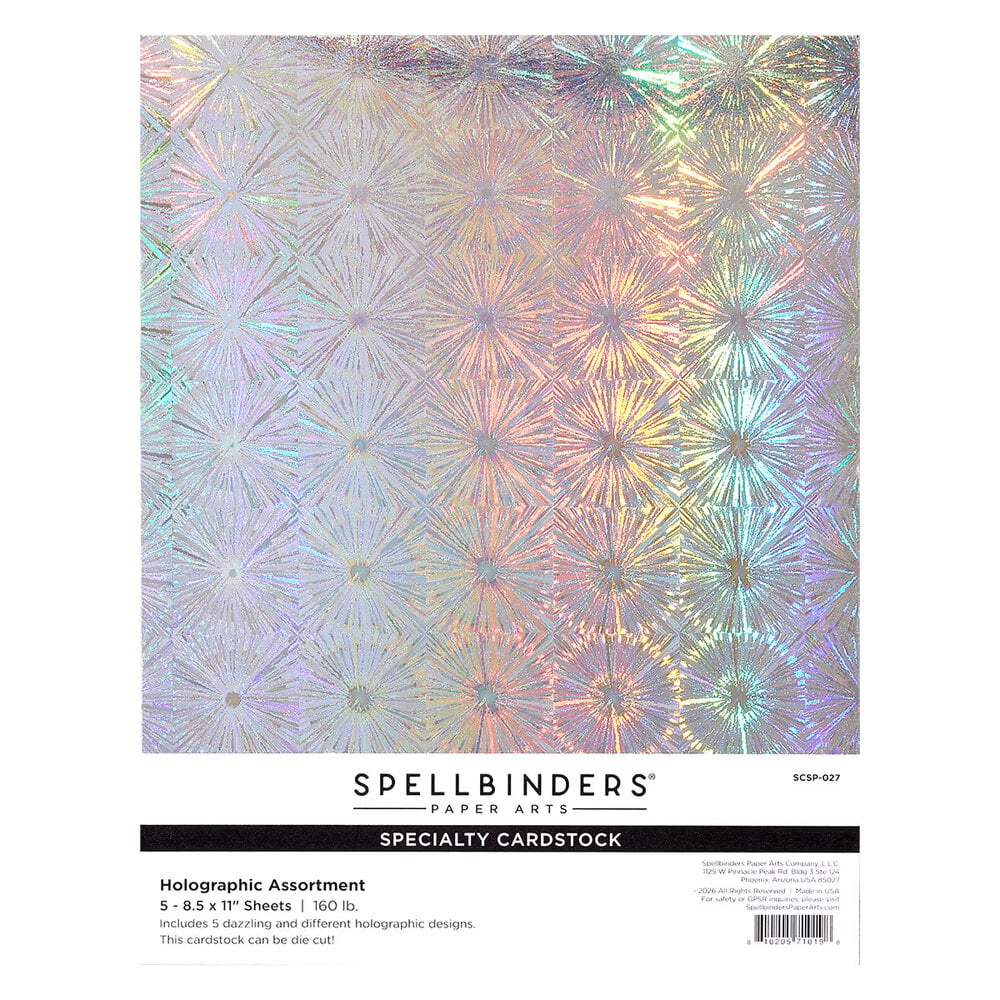 Spellbinders - Just Add Cake Assortment Holographic Specialty Cardstock