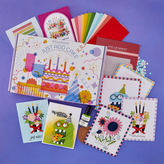 Spellbinders - Just Add Cake Cardmaking Kit Birthday