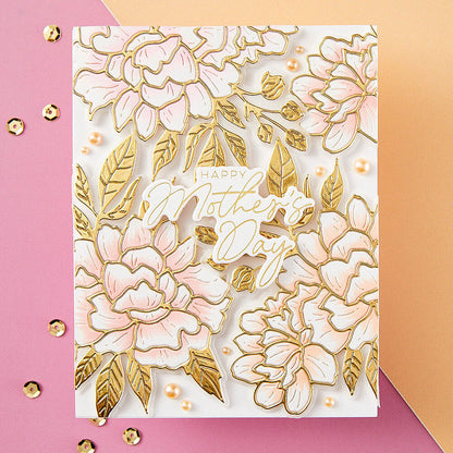 Spellbinders - Let's Celebrate Sentiments Press Plate & Die Set