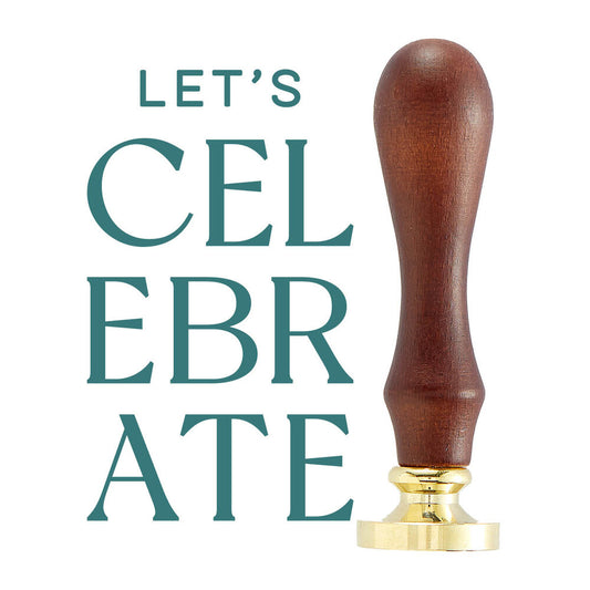 Spellbinders - Let's Celebrate Wax Seal Stamp