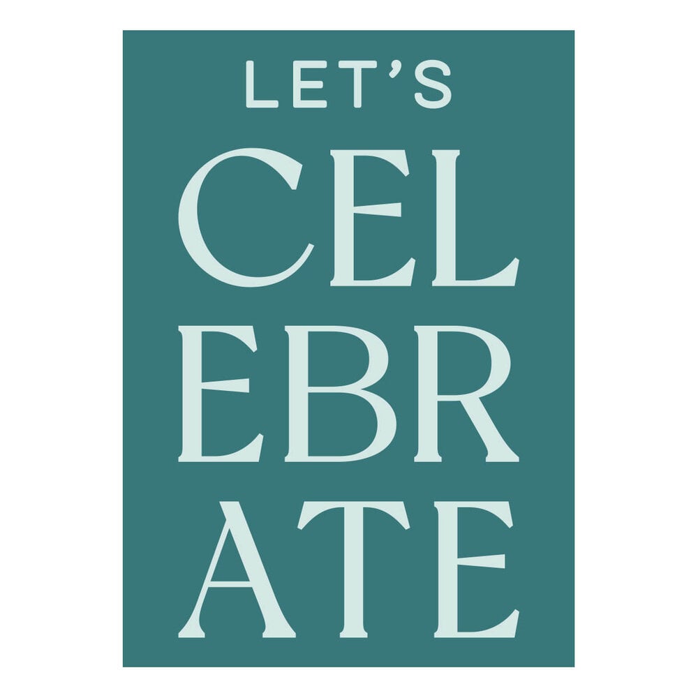 Spellbinders - Let's Celebrate Wax Seal Stamp