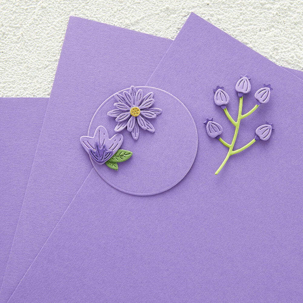 Spellbinders - Lilac Blossom Color Essentials Cardstock 8.5x11 Inch