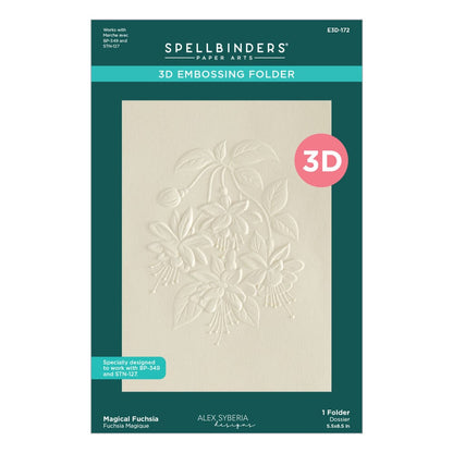 Spellbinders - Magical Fuchsia 3D Embossing Folder
