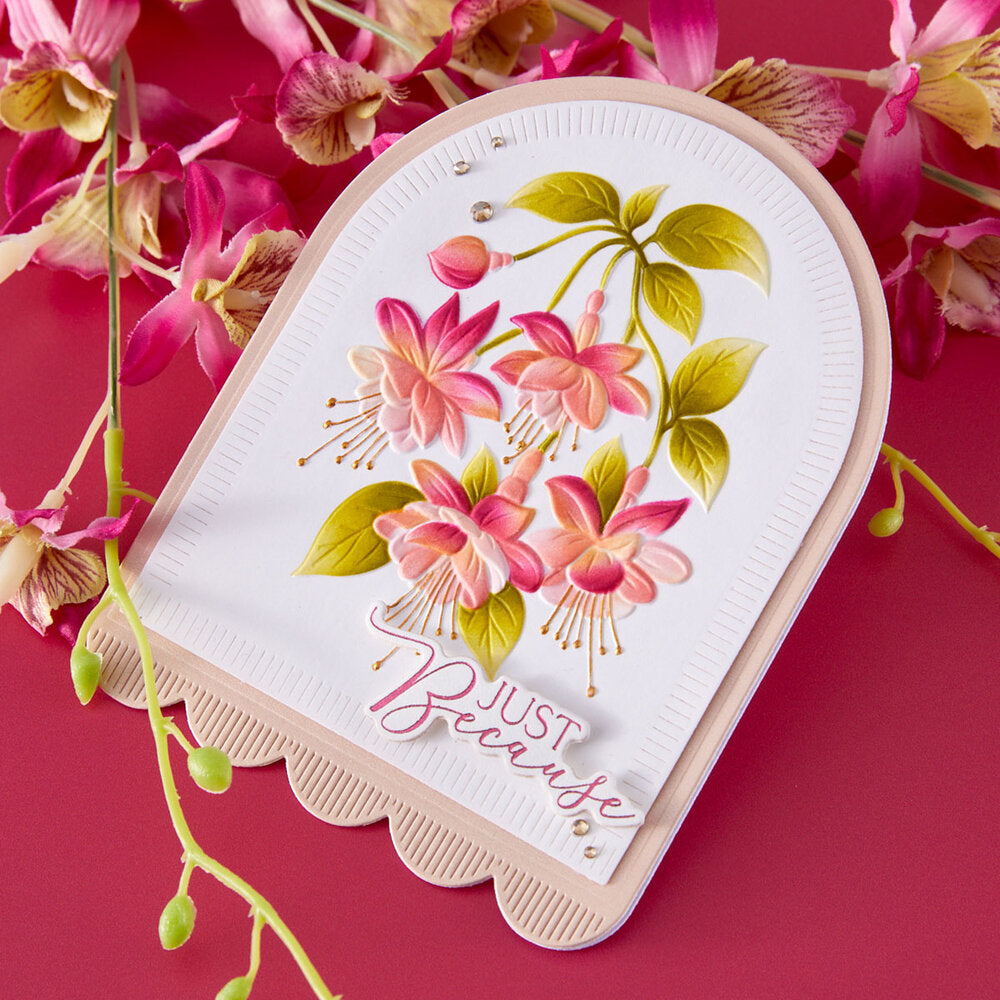 Spellbinders - Magical Fuchsia 3D Embossing Folder