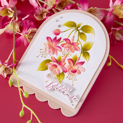 Spellbinders - Magical Fuchsia 3D Embossing Folder