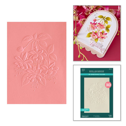 Spellbinders - Magical Fuchsia 3D Embossing Folder