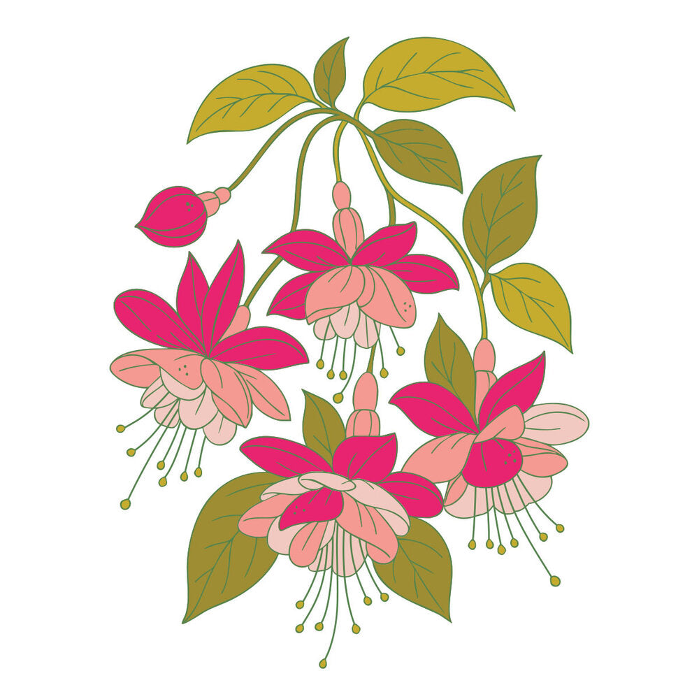 Spellbinders - Magical Fuchsia Layered Stencil (5pcs)