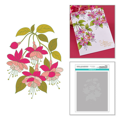 Spellbinders - Magical Fuchsia Layered Stencil (5pcs)