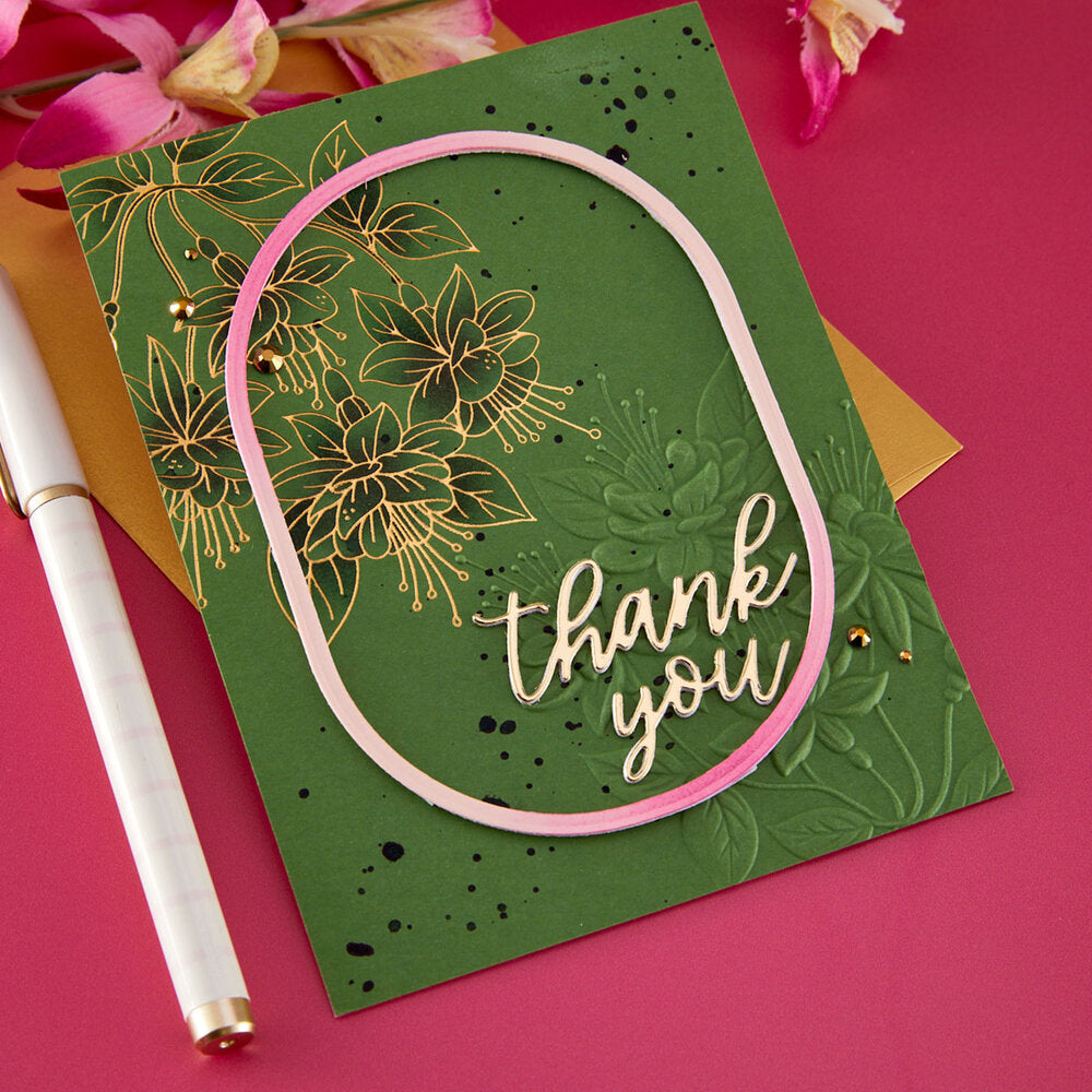 Spellbinders - Magical Fuchsia Press + Foil Plate & Die Set