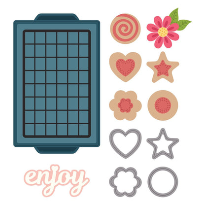 Spellbinders - Cool It Cookie Rack Etched Dies