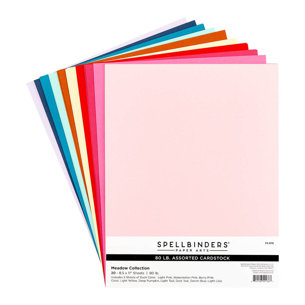 Spellbinders - Meadow Collection Cardstock Pack (20pk)