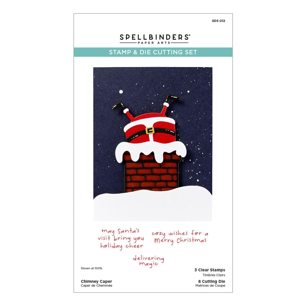 Spellbinders - Chimney Caper Stamp & Die Set