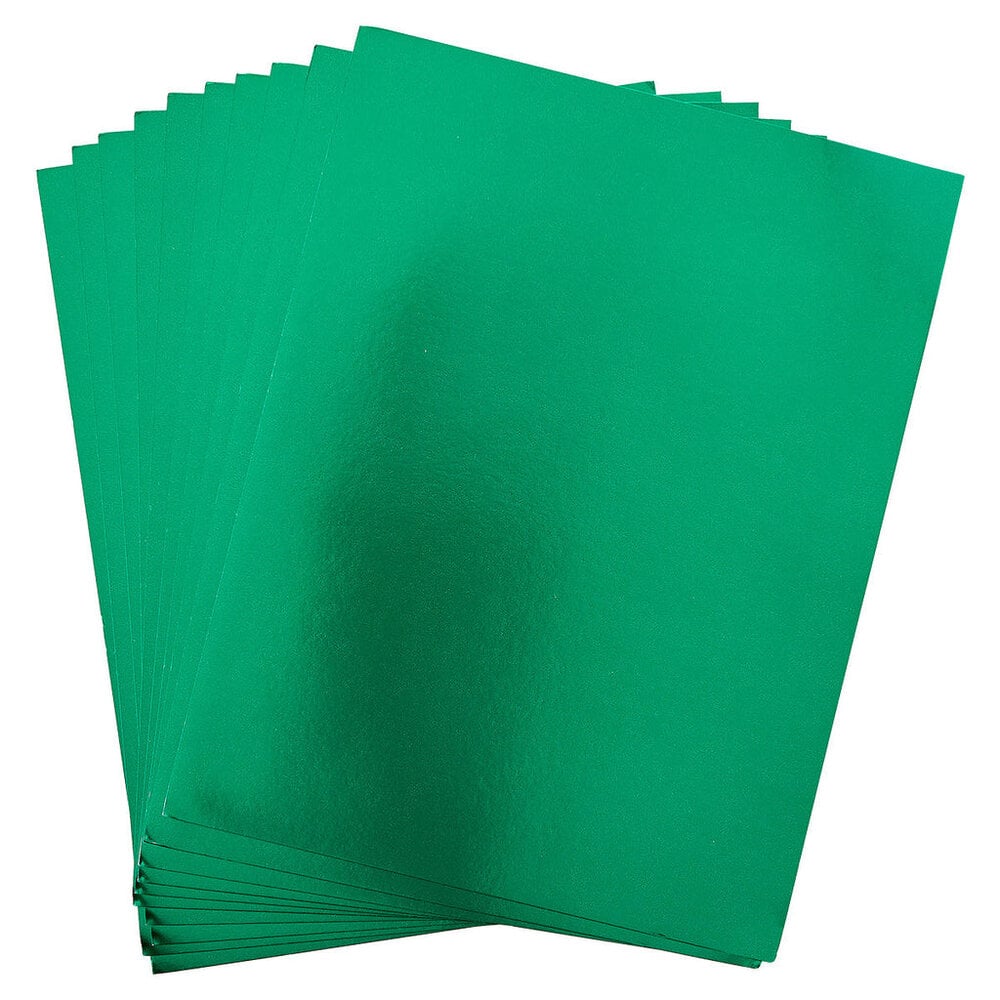 Spellbinders - Mirror Green Cardstock (10pk)