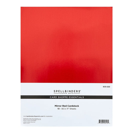 Spellbinders - Mirror Red Cardstock (10pk)