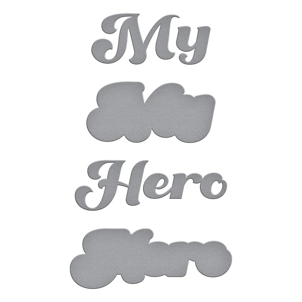 Spellbinders - My Hero Etched Dies