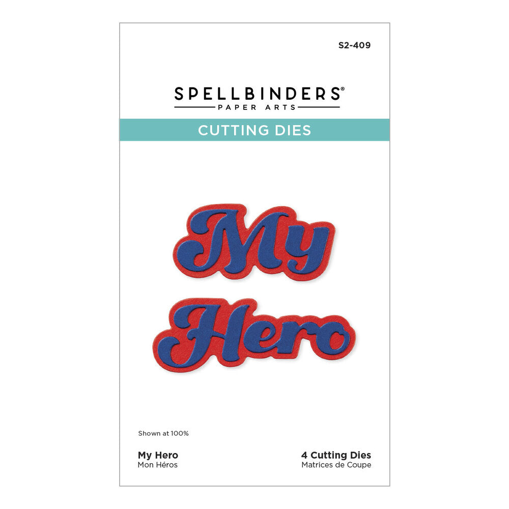 Spellbinders - My Hero Etched Dies