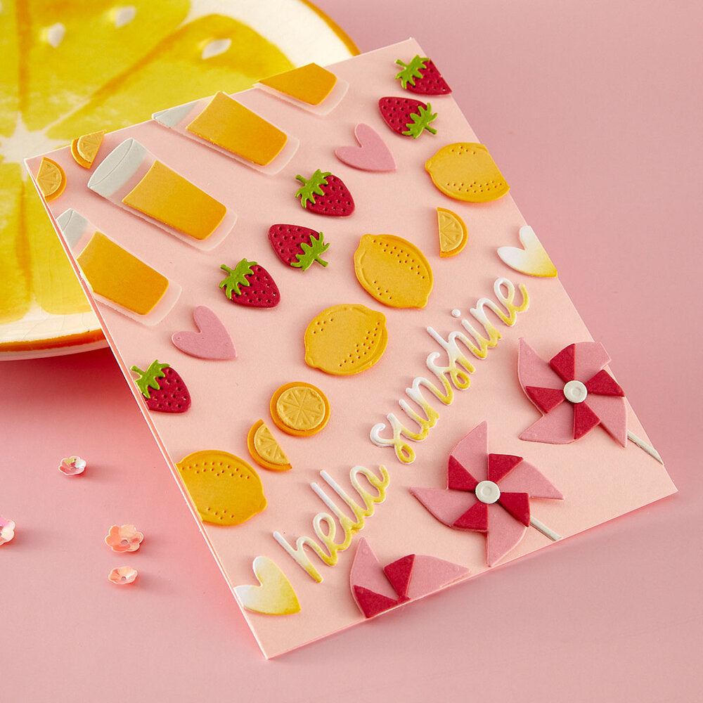 Spellbinders - Pink Lemonade Etched Dies Stand