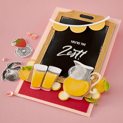 Spellbinders - Pink Lemonade Etched Dies Stand