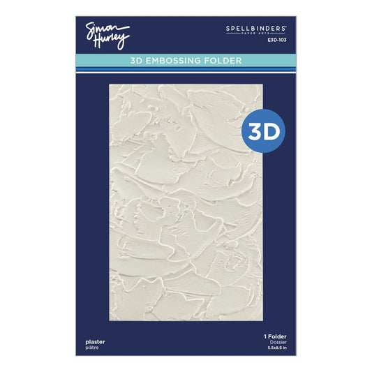 Spellbinders - Plaster 3D Embossing Folder