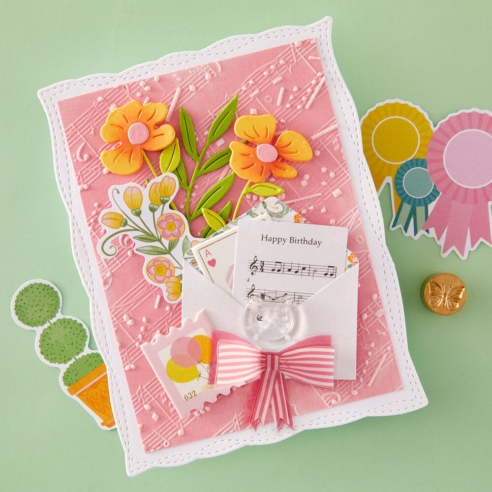 Spellbinders - 3D Embossing Folder Favorite Song