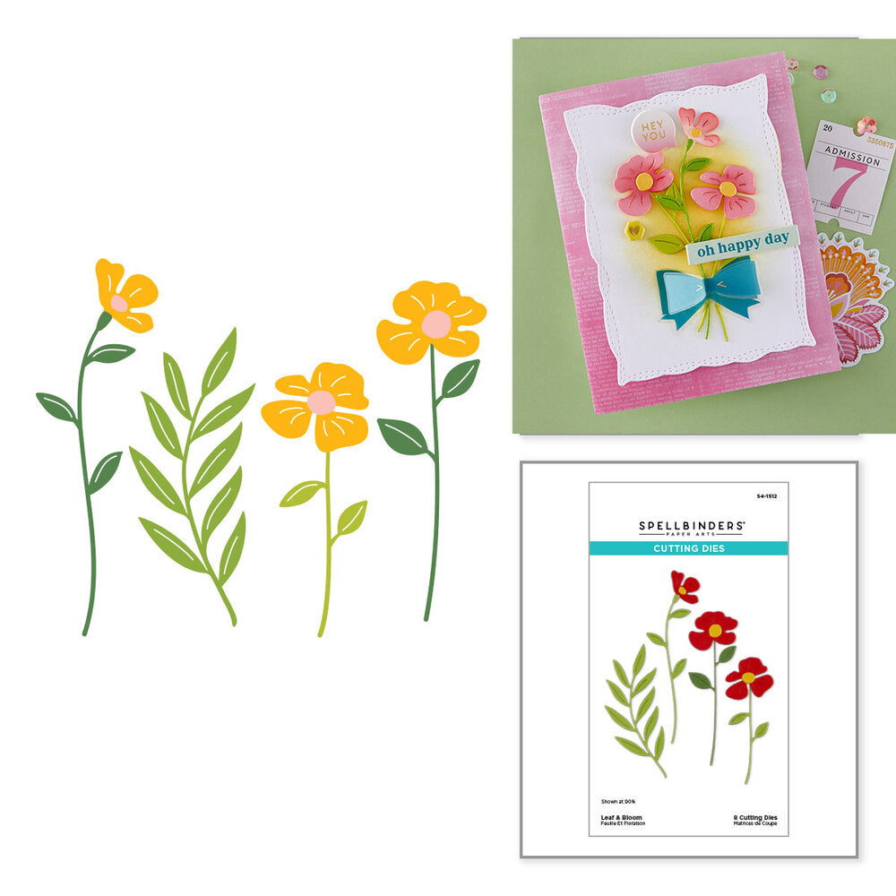 Spellbinders - Leaf & Bloom Etched Dies