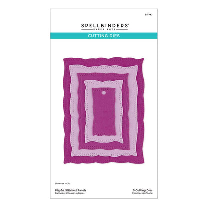 Spellbinders - Playful Stitched Panels Etched Dies