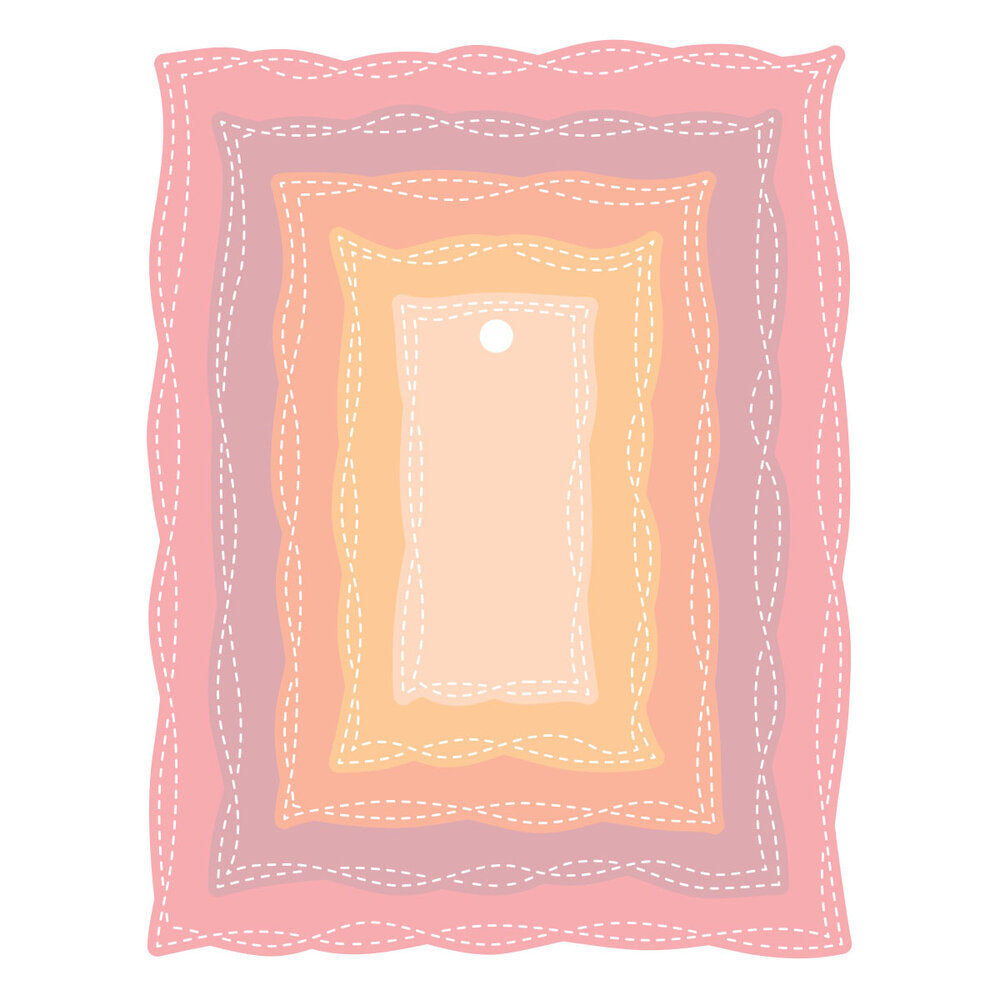 Spellbinders - Playful Stitched Panels Etched Dies