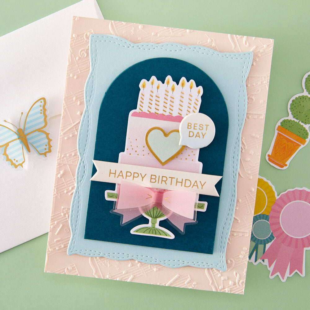 Spellbinders - Playful Stitched Panels Etched Dies