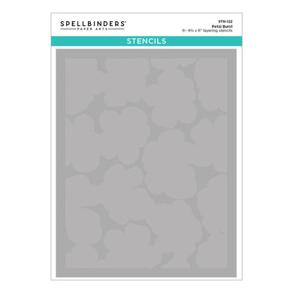 Spellbinders - Petal Burst Layered Stencil (6pcs)