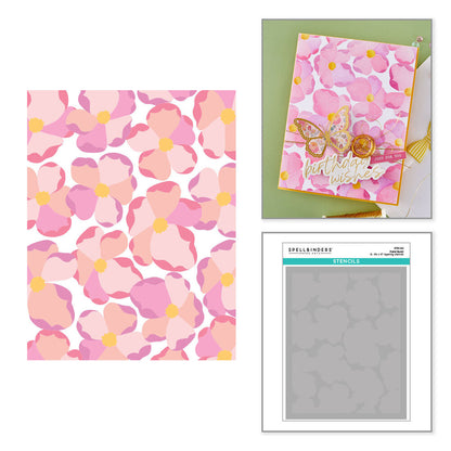 Spellbinders - Petal Burst Layered Stencil (6pcs)