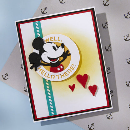 Spellbinders - Classic Mouse Etched Dies Frame & Sentiments