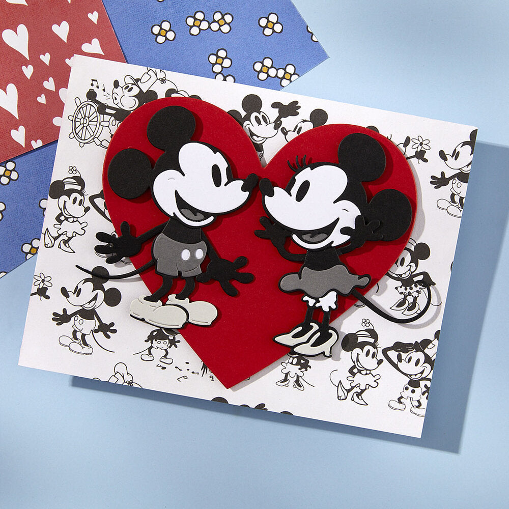 Spellbinders - Classic Mouse Etched Dies Steamboat Willie Duo