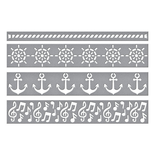 Spellbinders - Classic Mouse Etched Dies Borders