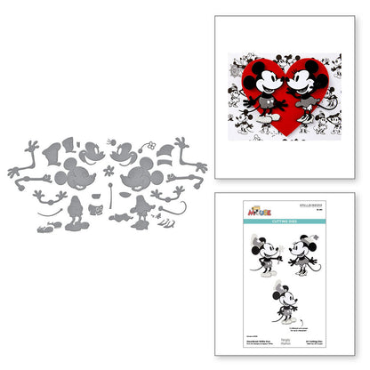 Spellbinders - Classic Mouse Etched Dies Steamboat Willie Duo