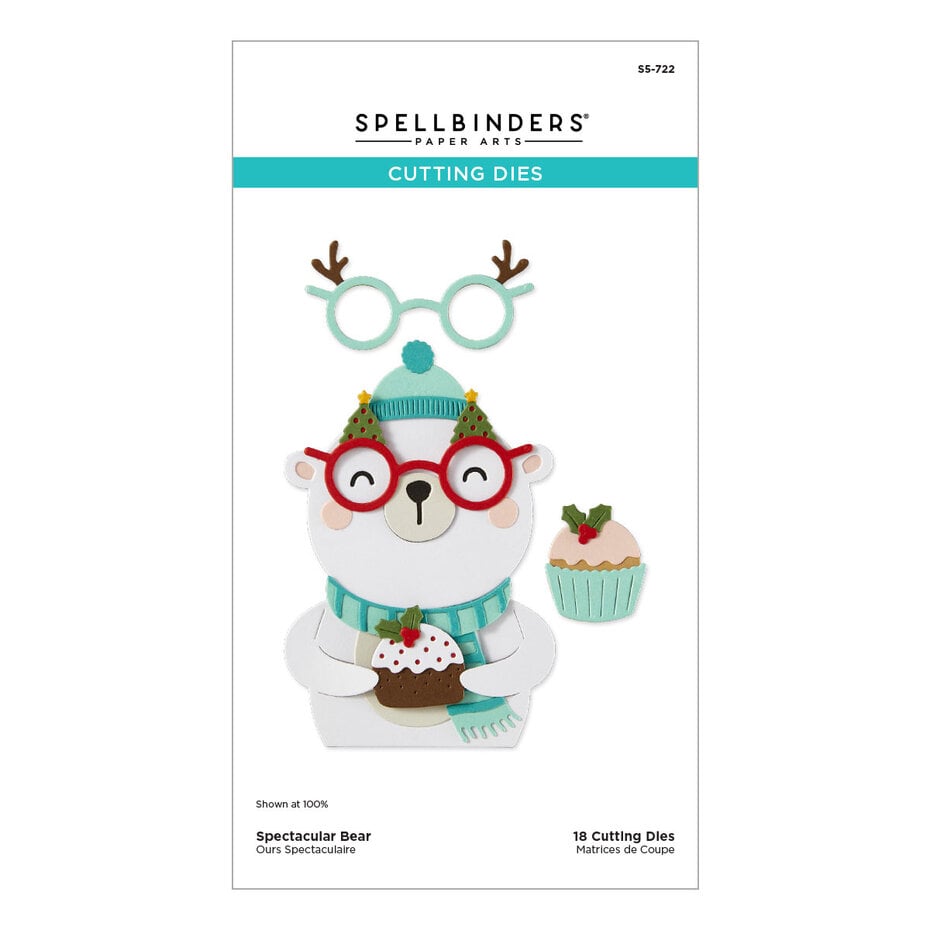 Spellbinders - Spectacular Christmas Etched Dies Bear