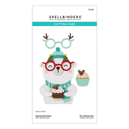 Spellbinders - Spectacular Christmas Etched Dies Bear