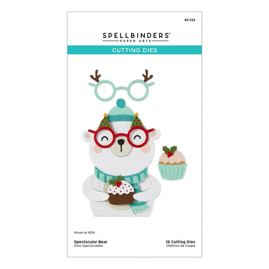 Spellbinders - Spectacular Christmas Etched Dies Bear