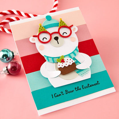 Spellbinders - Spectacular Christmas Etched Dies Bear
