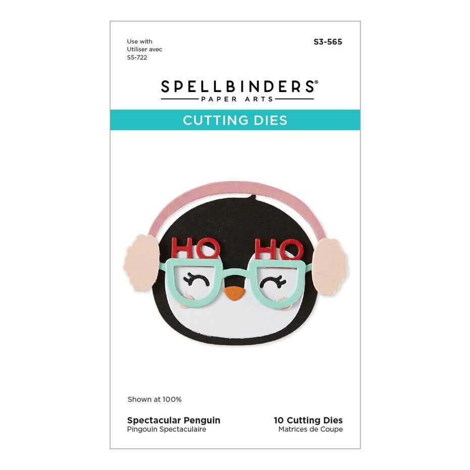 Spellbinders - Spectacular Christmas Etched Dies Penguin