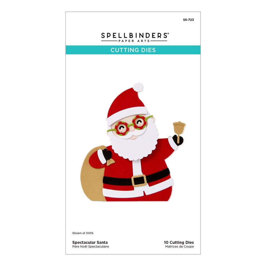 Spellbinders - Spectacular Christmas Etched Dies Santa