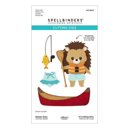 Spellbinders - Splash Days Etched Dies