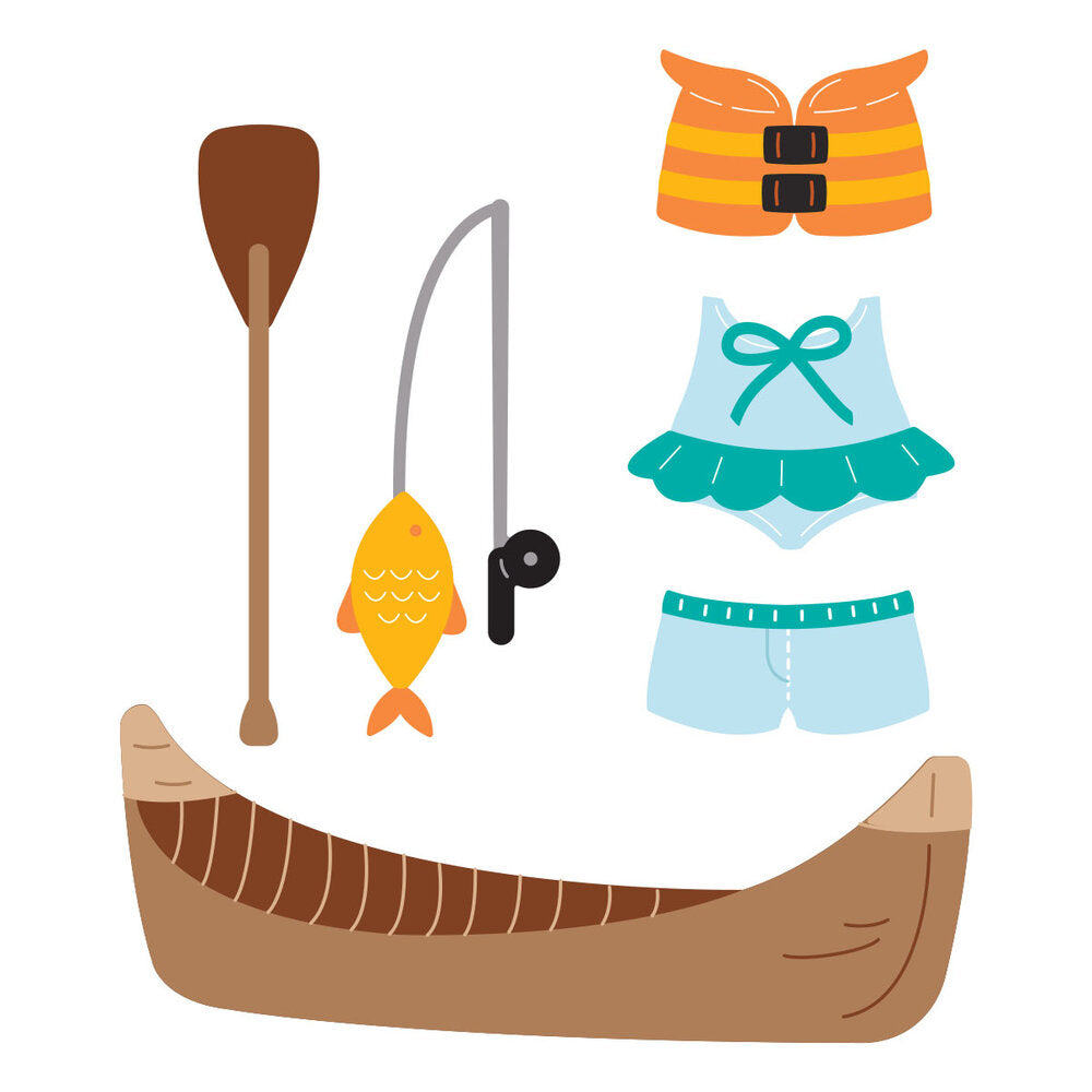 Spellbinders - Splash Days Etched Dies